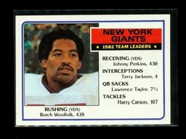 Vintage 1983 Topps Team Leader Football Card #120 Butch Woolfolk New York Giants - £3.96 GBP