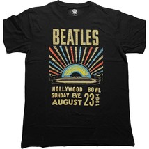 The Beatles Diamante Hollywood Bowl Official Tee T-Shirt Mens Unisex - $31.92