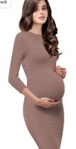 Maternity Dress Bodycon Made in USA Ruched Side Dress Casual Short  - £7.25 GBP