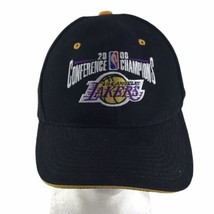 Los Angeles Lakers 2008 Conference Champion Snapback Hat Baseball Cap Black - £11.15 GBP