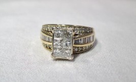 14K Yellow Gold Signed Zei Ladies Diamond Cocktail or Wedding Ring K1551  - £1,468.38 GBP