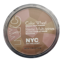 NYC New York Color Wheel Mosaic Face Powder 726 Bronzed Pink NEW Sealed - $34.65