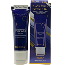 Korean Farm Stay Black Snail &amp; Peptide 9 Face &amp; Neck Roller Serum - $24.75