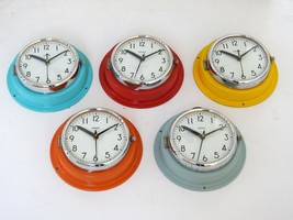 Set di 5 orologi da parete vintage per cittadini marittimi e nuziali, retrò... - £285.49 GBP