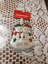 New Metal Christmas Snowman Ornament Letters LOVE YOU 2018 - €16,35 EUR New Metal Christmas Snowman Ornament Letters LOVE YOU 2018 - €16,35 EUR