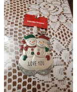 New Metal Christmas Snowman Ornament Letters LOVE YOU 2018 - €16,44 EUR New Metal Christmas Snowman Ornament Letters LOVE YOU 2018 - €16,44 EUR