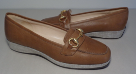 Amalfi by Rangoni Size 6 M PESCARA Brown Leather Loafers New Women&#39;s Shoes - £117.91 GBP