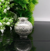 925 sterling silver Kalash or pot water or milk shiva kalash pooja artic... - $121.76
