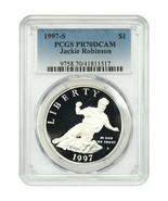 1997-S $1 Jackie Robinson PCGS PR70DCAM - £239.77 GBP