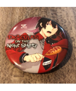 DRACULA&#39;S ON THE NIGHT SHIFT NYCC Comic Con 2024 EXCLUSIVE PIN Button - $20.37 CAD