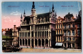 Postcard Bruxelles Grand Place Maison du Roi Paris France - £5.42 GBP