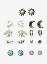 *New* Blackheart Mystical Dragon Earrings 9 Pair Set, Talon, Claw, Drgaon Scale - £11.94 GBP