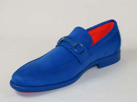 Men's TAYNO Shoes Soft Micro Suede Slip-on Loafer THE CAPRIO S Royal Blue image 3