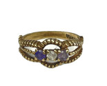 Women&#39;s Cluster ring 10kt Yellow Gold 371634 - $129.00