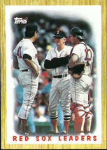 1987 Topps #306 Boston Red Sox 1986 Team Leaders - $1.62
