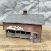 Vtg Bachmann HO Scale 2909 Livery Stable Kit Assembled for Model Train W... - $40.00
