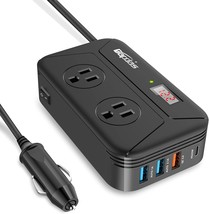 Bapdas 200W Car Power Inverter Dc 12V To Ac 110V Car Charger Adapter With Pd 25W - £25.15 GBP