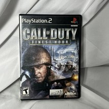 Call of Duty: Finest Hour (Sony PlayStation 2, 2004) W/ Manual - £3.66 GBP