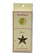 Pondicherry Incense Cones (20 Cones) Rose - £7.65 GBP