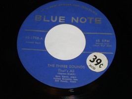 The Three Sounds That&#39;s All St. Thomas 45 Rpm Record Vinyl Blue Note Label 1758 - £28.14 GBP