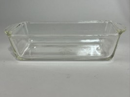 Vintage Fire King 409 Clear Glass 1 Qt Baking Bread Loaf Pan Anchor Hocking EUC - £15.73 GBP