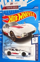 Hot Wheels Olympic Games Tokyo 2020 Series #184 Toyota 2000 GT White w/ ST8s - £3.20 GBP