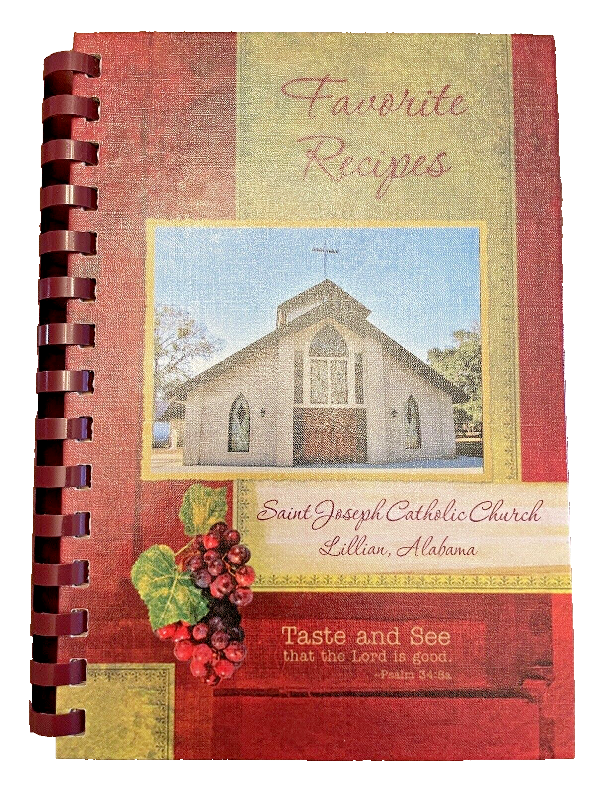 Primary image for Cookbook Lillian Alabama AL Saint Joseph Catholic Church Recipes Book 2016