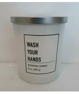 &quot;Wash Your Hands&quot; Emerald Waters White Jar Scented Candle, 15 oz. - $23.77 CAD