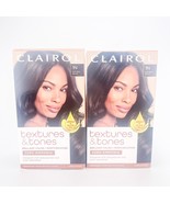 Clairol Textures Tones Permanent Hair Color Natural Black Argan Olive Lo... - $26.38 CAD