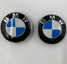 BMW Rim Wheel Center Cap Set Black OEM H01B34032 - £30.96 GBP