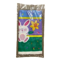 Vintage Midwestern Home Easter Bunny Crepe Paper Tablecloth Cover 54” X ... - £15.98 GBP