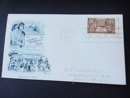 1948 Indian Centennial First Day Issue Envelope Stamp Muskogee Oklahoma - $2.50