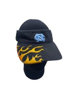 North Carolina Tar Heels Visor Hat Cap VTG 2000s Flames SAMPLE Not for S... - $83.93