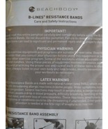 Beachbody B Lines Resistance Band Soft Handles Black New Sealed - $17.54 CAD