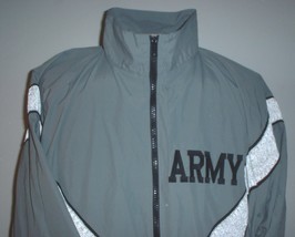 US Army physical fitness uniform warmup IPFU jacket size Lg Reg &quot;Cornell... - £20.03 GBP