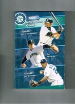 2008 Seattle Mariners Media Guide MLB Baseball Ichiro Ibanez Wilkerson Beltré - £27.16 GBP