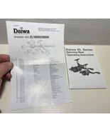 Daiwa EL Series Fishing Reel Instruction Booklet and EL1655H 2055H Parts... - $11.03 CAD