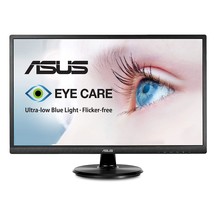 ASUS VA249HE 23.8 Full HD 1080p HDMI VGA Eye Care Monitor with 178 Wide Viewing  - £124.53 GBP