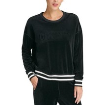 DKNY Sport  Sweatshirt Deep Small Velour Embossed-Logo - £18.87 GBP