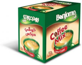 12 Sachets Bonjorno Coffee Mix 2 x 1 Coffee + Creamer Unsweetened and Re... - $7.99
