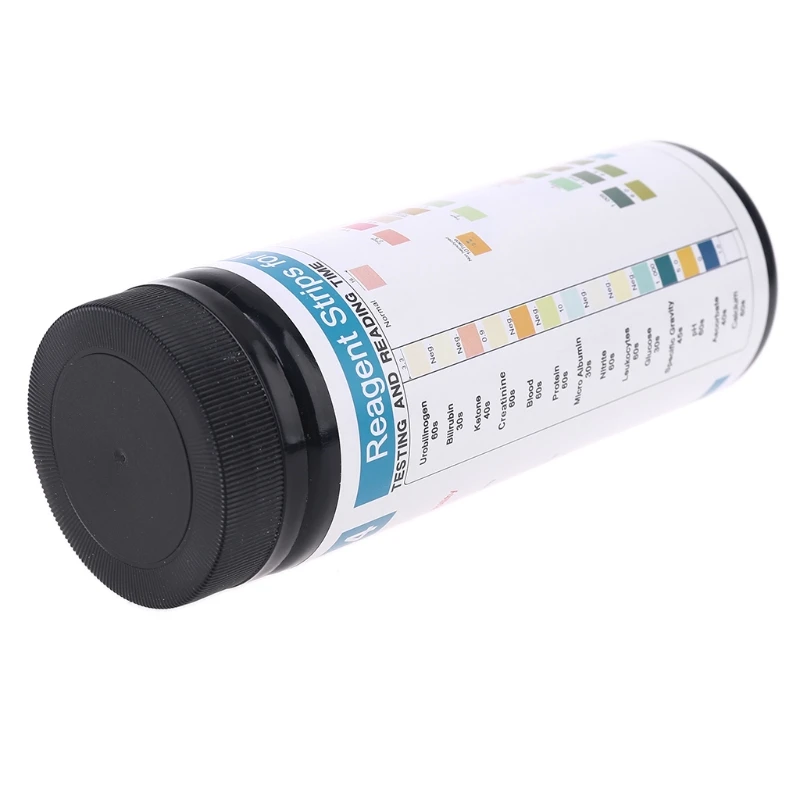 100 Strips URS-14 Urine Test Paper Strip 14 Paeters Ketone Calcuim ...