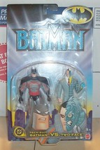 2002 Mattel Batman Tech Suit Batman Vs Two Face 2 Pack action Figure NRFP - £18.89 GBP