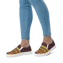 Back to the Roots African Design Women’s slip-on canvas shoes  - $75.00