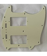 Guitar Pickguard For Mustang With PAF humbucker pickups 3 Ply Mint Green - $13.83