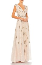 Mac Duggal Cap Sleeve Embellished Dress Size 6 - $449.46