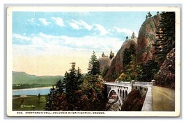 Shepperd&#39;s Dell Bridge Columbia River Highway Oregon OR UNP WB Postcard N19 - £3.09 GBP