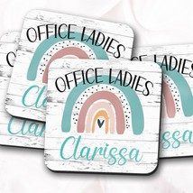 Office Gifts For Coworkers, Personalized Office Coasters, Coworker Chris... - £3.97 GBP