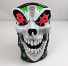 2001 Monster Jam Grave Digger Light Up Grim Reaper Skull Plastic Tumbler... - $10.85 CAD