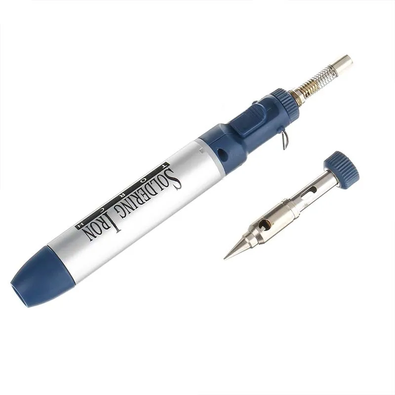 3 In 1 Professional Butane Gas Soldering  Kit Welding Pen Burner Blow Torch Cord - £128.73 GBP