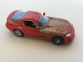 Racing Champions Dodge Viper Red Gold Open Windows 1996 Car Toy Loose Kids - $9.99